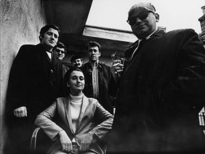 Austria Filmmakers Cooperative Valie Export, Peter Weibel,Ernst Schmidt Jr., Hans Scheugl, Gottfried Schlemmer, Kurt Kren Foto: Josef Tandl 1969